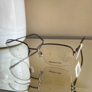 Perspectives  Half-Rim Gun Metal  Glass Frames